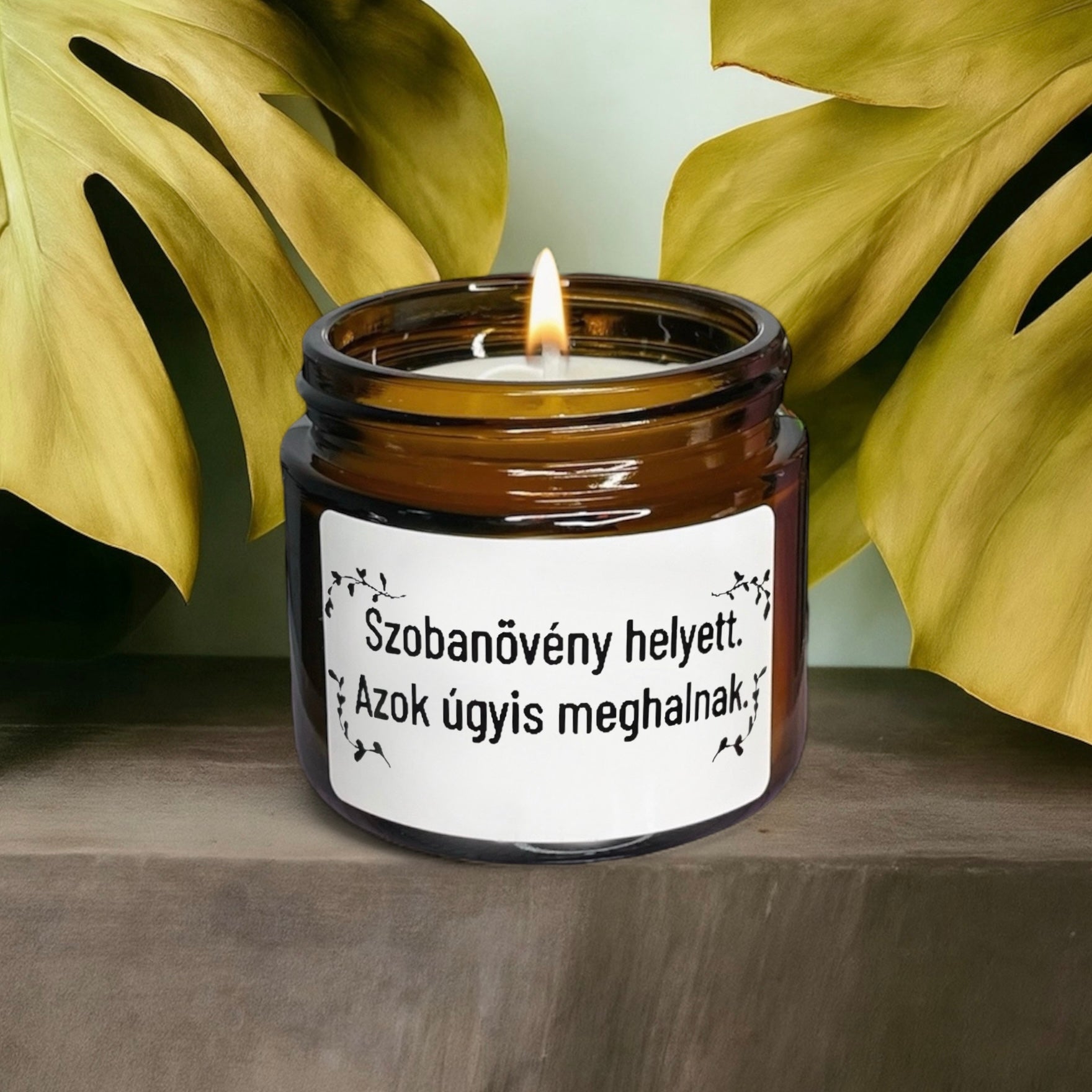 Növénymentes zóna illatgyertya