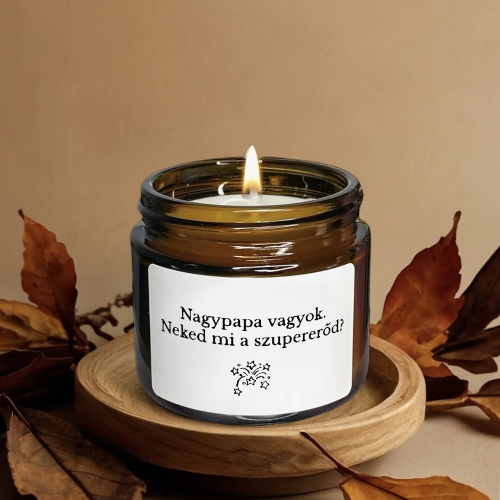 Illatgyertya nagypapáknak